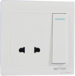 2 Pin Socket + Switch