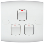 3 Gang 1 Way Switch