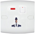 13 A 3 Pin Universal Socket + Switch