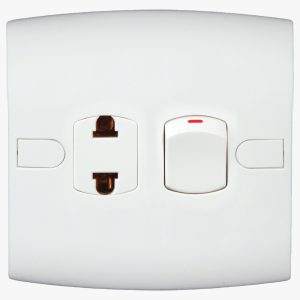 2 Pin Socket + Switch